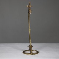 WAS Benson. An original pair of Brass Swan Table Lights. - Thumbnail 5