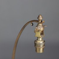 WAS Benson. An original pair of Brass Swan Table Lights. - Thumbnail 10