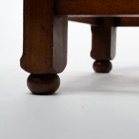 Bruce Talbert Attributed, a Pair of Gothic Revival Walnut Hall Chairs - Thumbnail 19