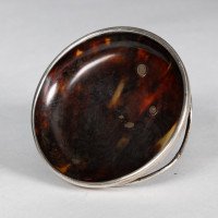 A Silver Pin Dish with Bakelite Centre - Thumbnail 6