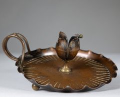 Carl Deffner. Germany. Arts & Crafts Copper Chamber Stick Candle Holder - Thumbnail 9