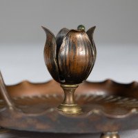 Carl Deffner. Germany. Arts & Crafts Copper Chamber Stick Candle Holder - Thumbnail 14