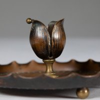 Carl Deffner. Germany. Arts & Crafts Copper Chamber Stick Candle Holder - Thumbnail 13