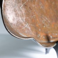 An Arts & Crafts Copper Tray Decorated with Swimming Fishes & Folded Wavy Edges - Thumbnail 9