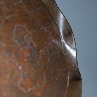 An Arts & Crafts Copper Tray Decorated with Swimming Fishes & Folded Wavy Edges - Thumbnail 10