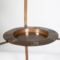 An Arts & Crafts Copper Cake Stand with Three Matching Copper Plates - Thumbnail 14