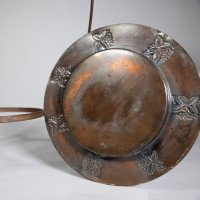 An Arts & Crafts Copper Cake Stand with Three Matching Copper Plates - Thumbnail 16