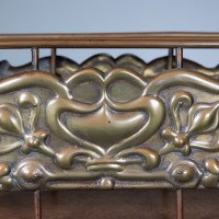 Townshends. Birmingham Brassfounders. An Arts & Crafts Revolving Tripod Magazine Rack - Thumbnail 9