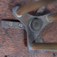 Townshends. Birmingham Brassfounders. An Arts & Crafts Revolving Tripod Magazine Rack - Thumbnail 18