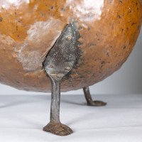 Arts & Crafts Copper Coal Bucket with Stylised Heart Decoration - Thumbnail 16
