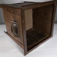 Arts & Crafts Glasgow School Copper Coal Box with Floral Decoration - Thumbnail 12