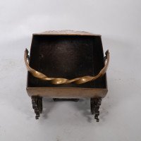 Dr. C. Dresser Attributed, for Benham & Froud a Brass & Wrought Iron Coal Box - Thumbnail 5