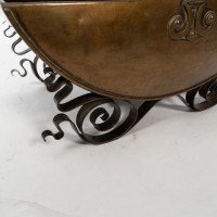 Dr. C. Dresser Attributed, for Benham & Froud a Brass & Wrought Iron Coal Box - Thumbnail 14