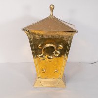 Birmingham Guild of Handicraft. Arts & Crafts Brass Coal Bucket - Thumbnail 7