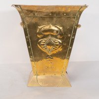 Birmingham Guild of Handicraft. Arts & Crafts Brass Coal Bucket - Thumbnail 10