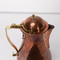Birmingham Guild of Handicraft. An Arts & Crafts Copper & Brass Chocolate Jug - Thumbnail 10