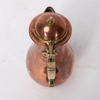 Birmingham Guild of Handicraft. An Arts & Crafts Copper & Brass Chocolate Jug - Thumbnail 11