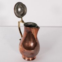 Birmingham Guild of Handicraft. An Arts & Crafts Copper & Brass Chocolate Jug - Thumbnail 12