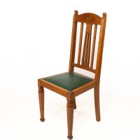 Shapland & Petter. A Set of Four Arts & Crafts Oak Dining Chairs - Thumbnail 5