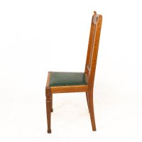 Shapland & Petter. A Set of Four Arts & Crafts Oak Dining Chairs - Thumbnail 7