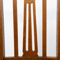 Shapland & Petter. A Set of Four Arts & Crafts Oak Dining Chairs - Thumbnail 12