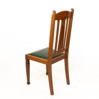 Shapland & Petter. A Set of Four Arts & Crafts Oak Dining Chairs - Thumbnail 16