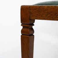 Shapland & Petter, Set of Four Arts & Crafts Oak Dining Chairs - Thumbnail 15