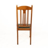 Shapland & Petter, Set of Four Arts & Crafts Oak Dining Chairs - Thumbnail 17