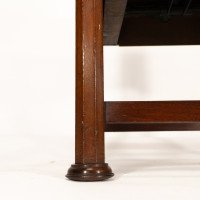 J. S. Henry In the style of Voysey. Arts & Crafts Walnut Adjustable Piano Stool - Thumbnail 13