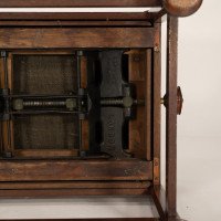 J. S. Henry In the style of Voysey. Arts & Crafts Walnut Adjustable Piano Stool - Thumbnail 16