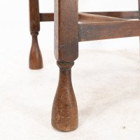 Liberty & Co. Attributed, Set of 3 Dining Chairs with Voysey Style Inlaid Pewter Heart - Thumbnail 16