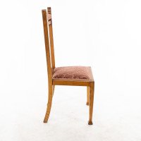 Wylie & Lochhead Glasgow. A Set of Six Arts & Crafts Oak Dining Chairs - Thumbnail 14