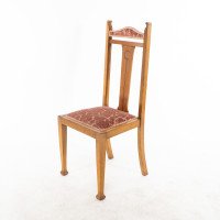 Wylie & Lochhead Glasgow. A Set of Six Arts & Crafts Oak Dining Chairs - Thumbnail 13