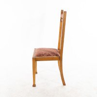 Wylie & Lochhead Glasgow. A Set of Six Arts & Crafts Oak Dining Chairs - Thumbnail 15