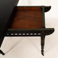 Gillows attributed. An Aesthetic Movement Ebonised games and card table - Thumbnail 13