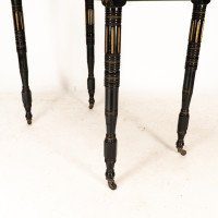 Gillows attributed. An Aesthetic Movement Ebonised games and card table - Thumbnail 18