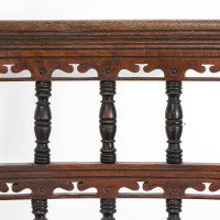 Bruce Talbert for Gillows. A pair of Aesthetic Movement walnut dining chairs - Thumbnail 7