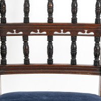 Bruce Talbert for Gillows. A pair of Aesthetic Movement walnut dining chairs - Thumbnail 9