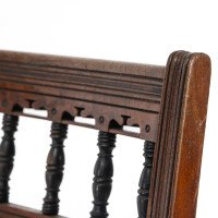 Bruce Talbert for Gillows. A pair of Aesthetic Movement walnut dining chairs - Thumbnail 10