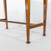 Shapland & Petter. Oak Arts & Crafts Hall/side Table or Small Desk - Thumbnail 17