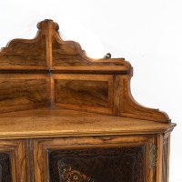 Gillow & Co., Thomas Jeckyll Attributed, anglo-Japanese Marquetry Corner Cupboard - Thumbnail 6