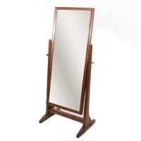 Gordon Russell. Arts & Crafts Oak floor standing full length dressing mirror - Thumbnail 1