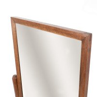 Gordon Russell. Arts & Crafts Oak floor standing full length dressing mirror - Thumbnail 4