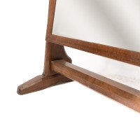 Gordon Russell. Arts & Crafts Oak floor standing full length dressing mirror - Thumbnail 11