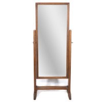 Gordon Russell. Arts & Crafts Walnut Floor Standing Full Length Dressing Mirror - Thumbnail 2