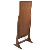 Gordon Russell. Arts & Crafts Walnut Floor Standing Full Length Dressing Mirror - Thumbnail 16