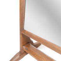 Gordon Russell. Arts & Crafts Walnut Floor Standing Full Length Dressing Mirror - Thumbnail 10