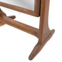 Gordon Russell. Arts & Crafts Walnut Floor Standing Full Length Dressing Mirror - Thumbnail 11
