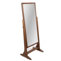 Gordon Russell. Arts & Crafts Walnut Floor Standing Full Length Dressing Mirror - Thumbnail 1