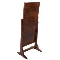Gordon Russell. Arts & Crafts Oak floor standing full length dressing mirror - Thumbnail 16